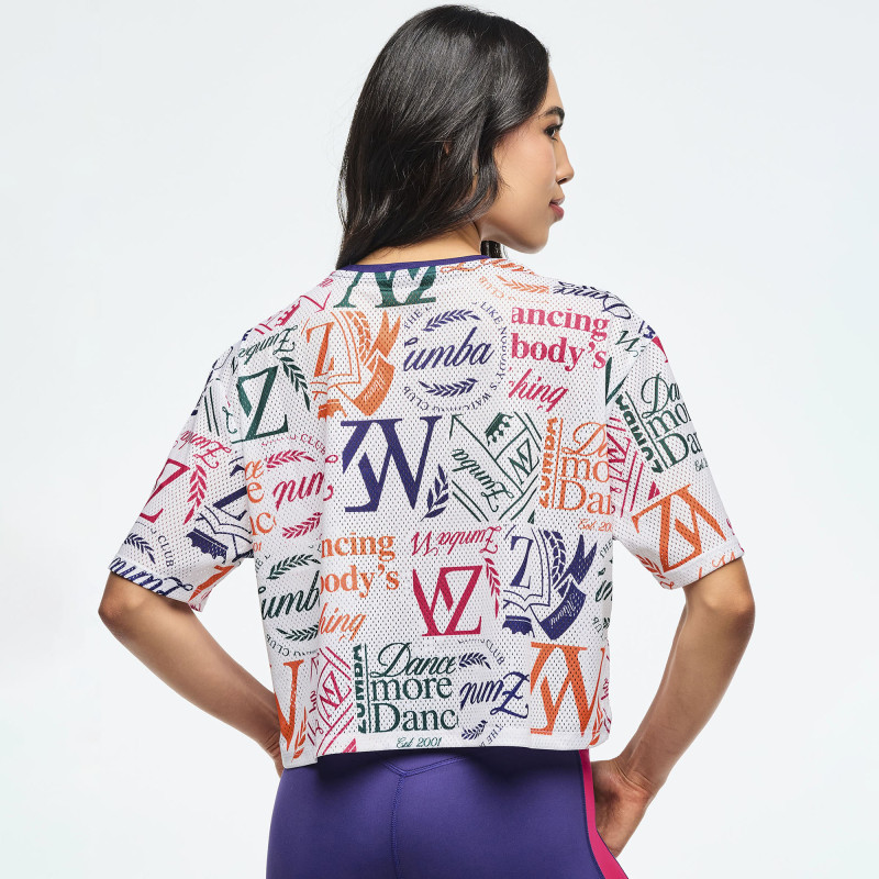 Class of 2001 Mesh Boxy Crop Top