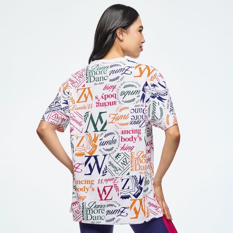 Class of 2001 Oversized Crew Neck Top